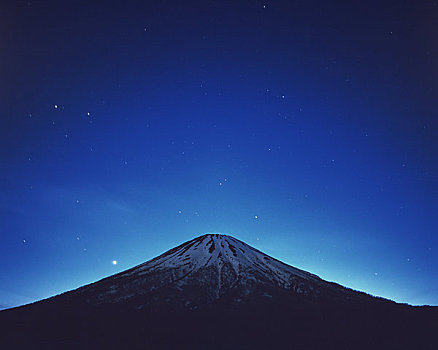 山,星空