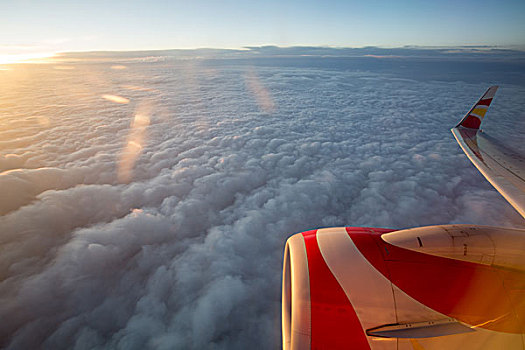 高空飞行,空中美景