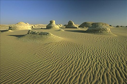 埃及,老,白沙漠
