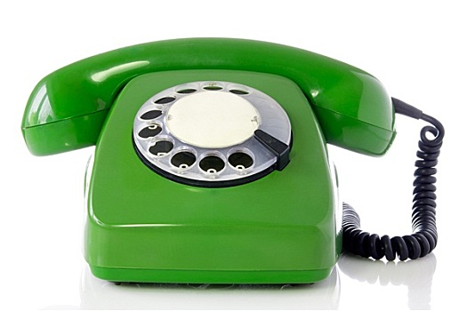 绿色,复古,电话