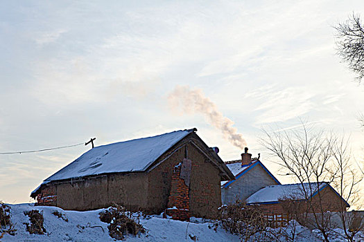 雾凇岛,冰雪,自然风光,吉林,龙潭区