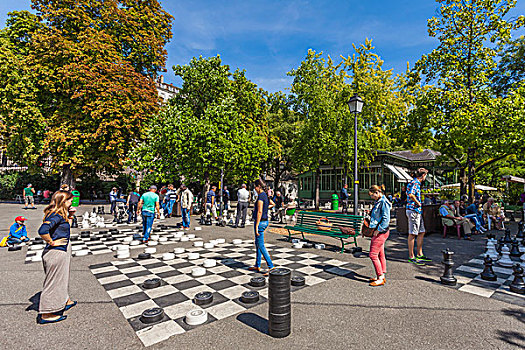 棋类游戏,棱堡,市中心,日内瓦,日内瓦州,瑞士,欧洲