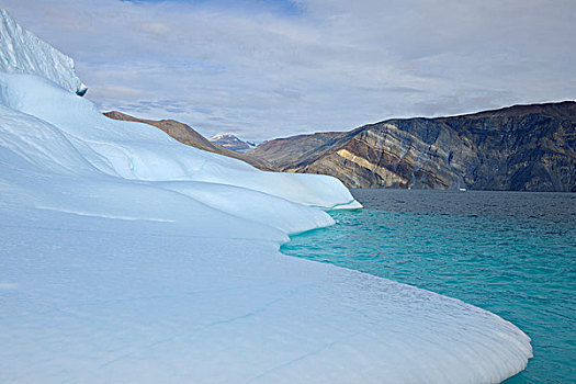 冰山,纳诺塔利克,峡湾,格陵兰