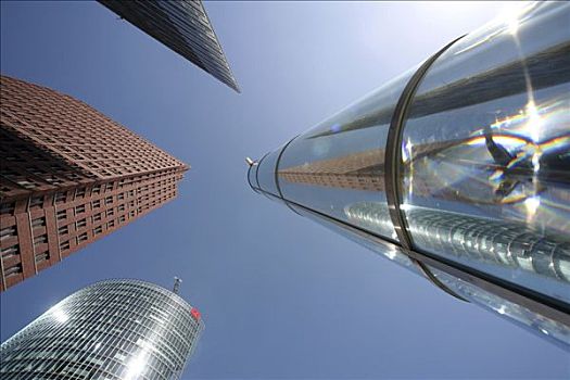 摩天大楼,波茨坦,柏林,德国,欧洲