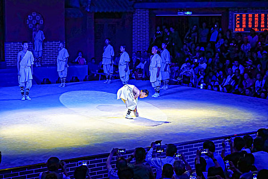 河南嵩山少林寺武术表演