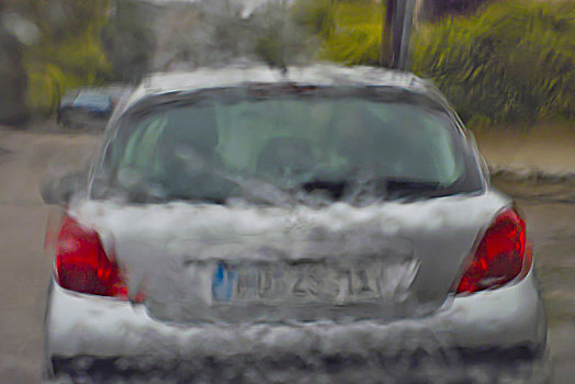 驾驶,重,雨,风景,挡风玻璃,汽车,德国,欧洲