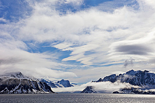 冰河,斯匹次卑尔根岛,挪威