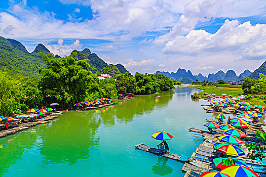 漓江,玉龙河,漂亮,风景