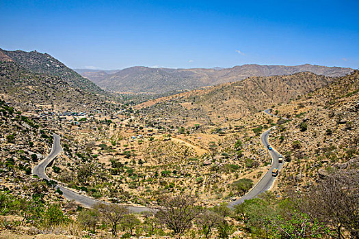 高地,靠近,厄立特里亚,非洲