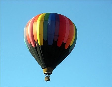 热气球,漂浮,空中