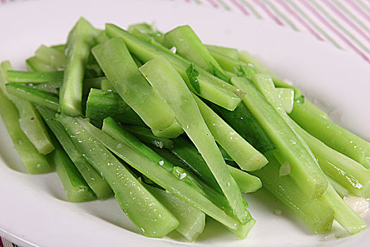 新鲜时蔬菜心芥兰虾仁白灼芥兰中餐创意料理清炒芥兰中