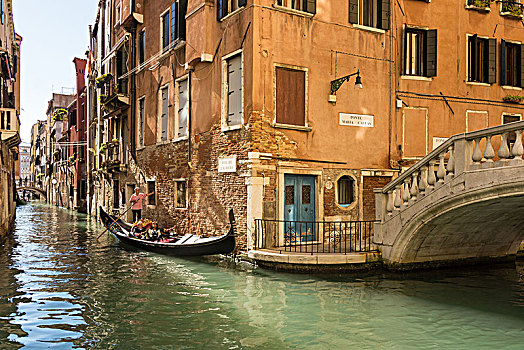 威尼斯,玛丽亚,桥,小船