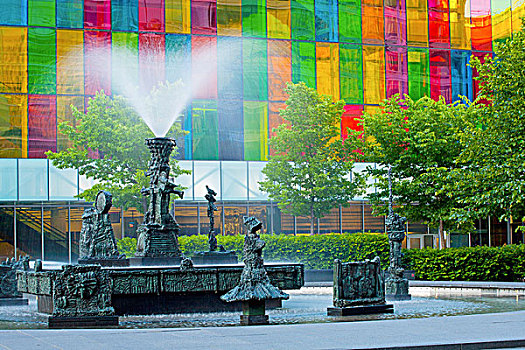 喷泉,蒙特利尔,魁北克,加拿大