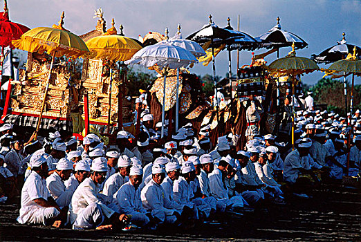 印度尼西亚,巴厘岛,牧师,典礼