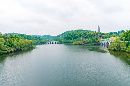 重庆园博园景区旅游风光照片