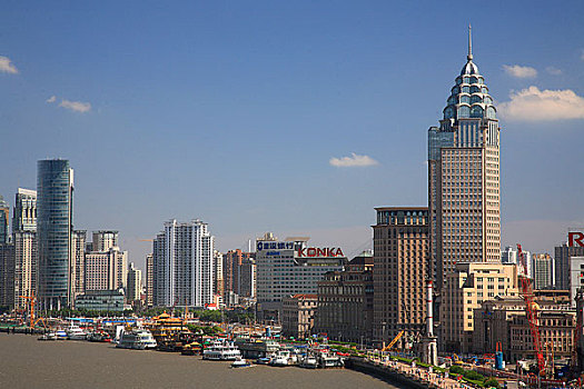 上海,外滩,黄浦江,码头