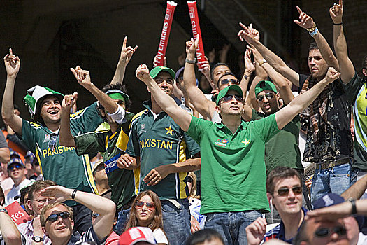 英格兰,伦敦,巴基斯坦,板球,球迷,支持,团队