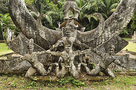 雕塑,老挝