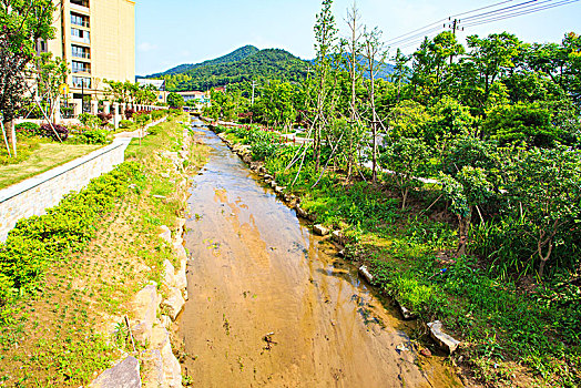 鄞州,东吴镇,小白公园,绿化,廊