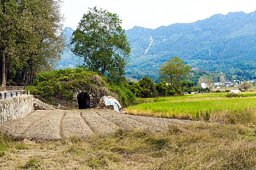 中国安徽省黟县屏山古村落