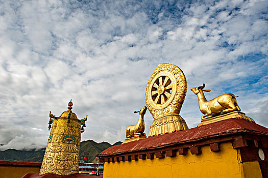 西藏大昭寺建筑