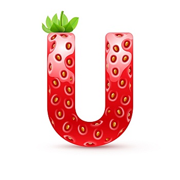 草莓,字体
