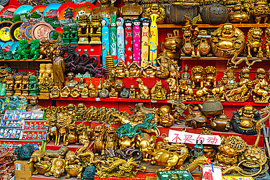 纪念品,市场,街道,北京,中国