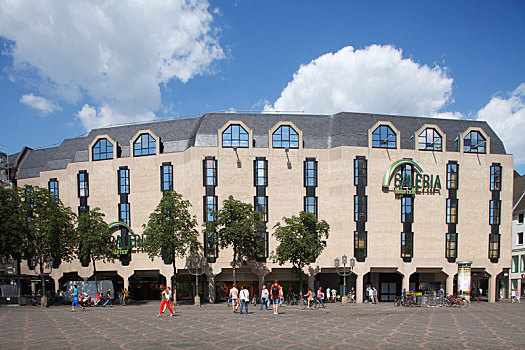 百货公司,大教堂广场,北莱茵威斯特伐利亚,德国,欧洲