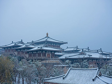 唐城影视基地古建筑场景