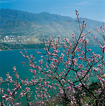 长江三峡沿岸的风景