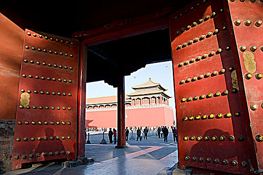 北京故宫大门