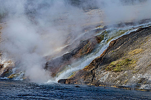 黄石火山温泉