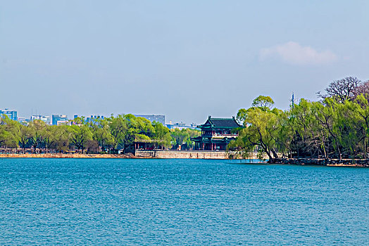 北京市颐和园建筑景观