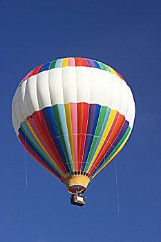 热气球,靠近,南岛,新西兰