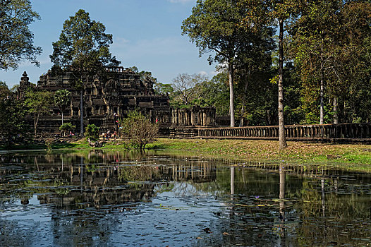 庙宇,寺庙,山,收获,省,柬埔寨,亚洲