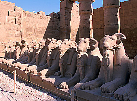 狮身人面像,卡尔纳克神庙,埃及