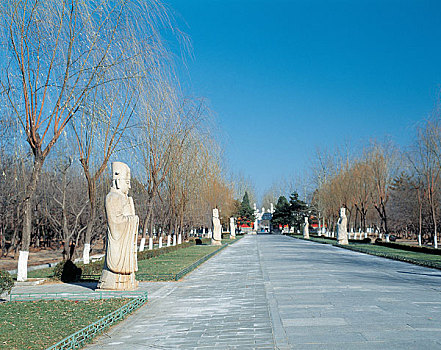 中国北京十三陵神道