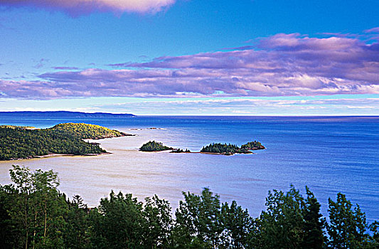 岛屿,苏必利尔湖,西部,平台,湾,安大略省,加拿大