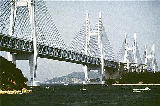 仰视,桥,四国,日本