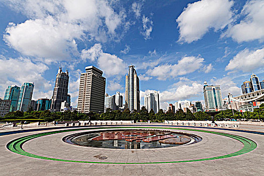 上海人民广场的风景