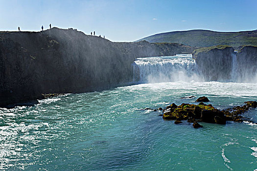 神灵瀑布,瀑布,冰岛,欧洲
