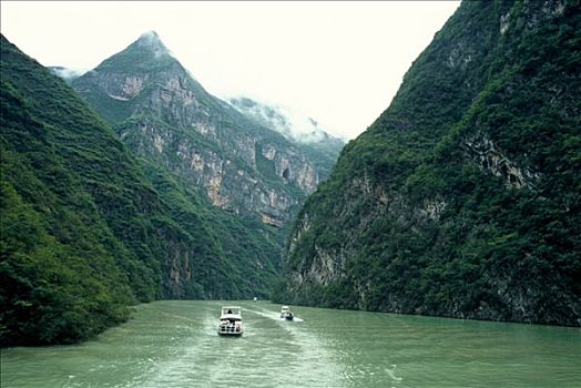 长江三峡小三峡滴翠峡