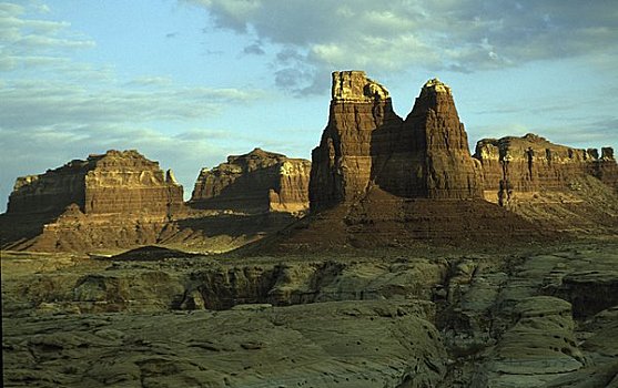 岩石构造,峡谷,幽谷国家娱乐区,犹他,美国