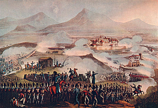 战斗,图卢兹,四月,19世纪,艺术家,萨瑟兰