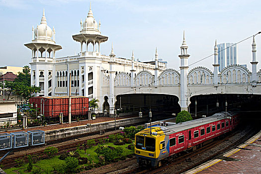 吉隆坡,老,火车站,马来西亚,东南亚