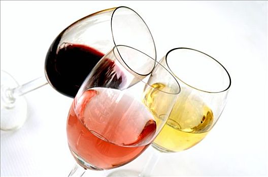 玻璃杯,法国,红色,一个,相互