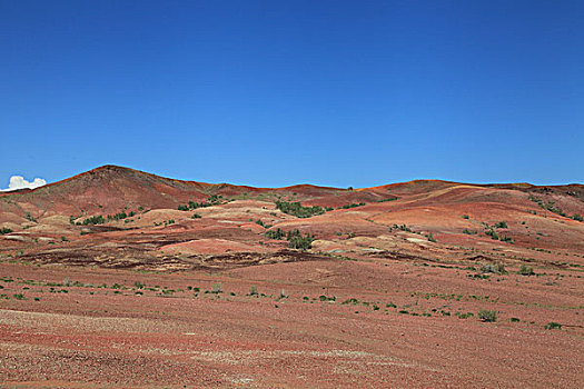 火烧山风光