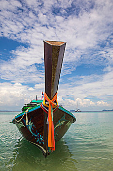 渔船,苏梅岛,泰国,亚洲