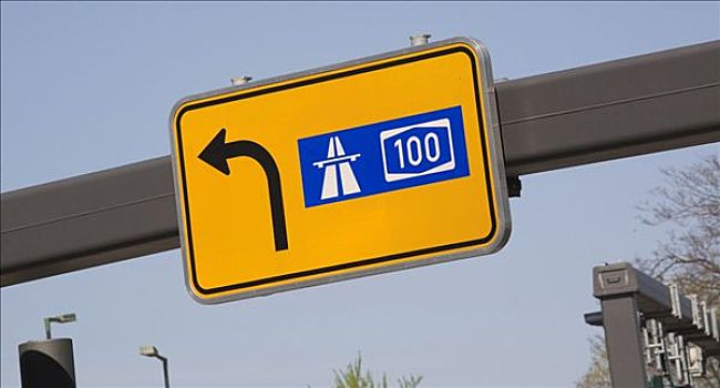 标牌,道路交通,柏林,德国