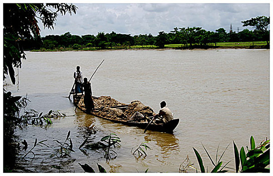 船,男人,土地,销售,市场,孟加拉,一月,2007年
